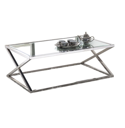 Select Center table with glass top or in Wooden top
